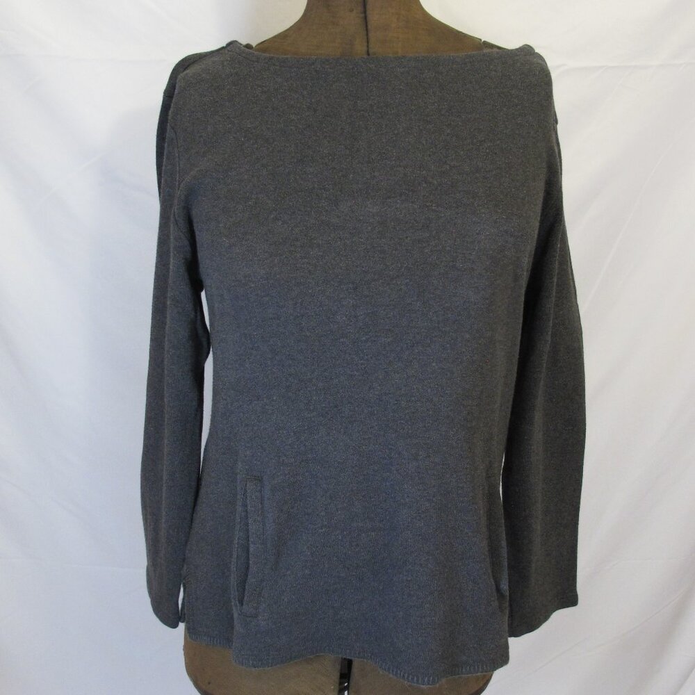 Caslon dark grey long sleeve t-shirt XL
